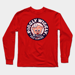 Retro Long Sleeve T-Shirt - Retro Piggly Willy by OniSide